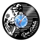 Relógio De Parede Em Disco De Vinil Decoração Diversos Doce G