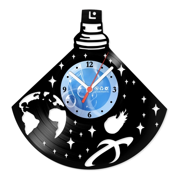 Relógio De Parede Em Disco De Vinil Decoração Diversos Espaço