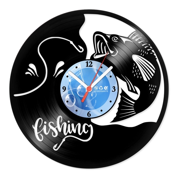 Relógio De Parede Em Disco De Vinil Decoração Diversos Fui Pe