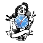 Relógio De Parede Em Disco De Vinil Decoração Diversos Garota