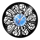 Relógio De Parede Em Disco De Vinil Decoração Diversos Limão