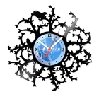 Relógio De Parede Em Disco De Vinil Decoração Diversos Pássar