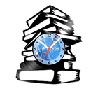 Relógio De Parede Em Disco De Vinil Decoração Diversos Pilha