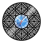 Relógio De Parede Em Disco De Vinil Decoração Diversos Textur