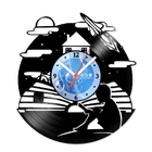 Relógio De Parede Em Disco De Vinil Decoração Diversos Viajar