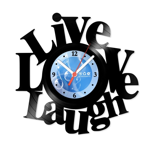 Relógio De Parede Em Disco De Vinil Decoração Diversos Viva A