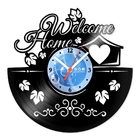 Relógio De Parede Em Disco De Vinil Decoração Diversos Welcom