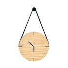 Relógio De Parede Em Madeira Pinus