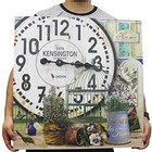 Relogio De Parede Grande Vintage Retro Decoracao Vasos De Pla