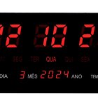 Relógio De Parede Herweg Digital Preto 4606-034