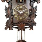 Relógio De Parede Herweg Ref: 530002-084 Cuco Madeira Ipê