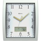 Relógio De Parede Herweg Temperatura E Umidade Branco 6901