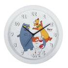 Relógio De Parede Infantil - Analógico - Silhueta - Branco -