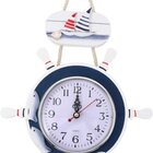 Relógio De Parede Leme Marinheiro Náutico Decoração 26cm