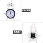 Relógio De Parede Leme Marinheiro Náutico Decoração 26cm