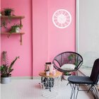 Relógio De Parede Minimalista Decorativo Branco 30cm Vazado