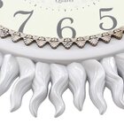 Relógio De Parede Místico Solar Oriental 45cm Branco