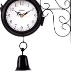 Relógio De Parede Moderno Dupla Face Retrô Sino Galo Herweg R