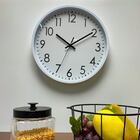 Relógio De Parede Plástico Basic Branco 30 5 X 4 Cm