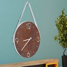 Relógio De Parede Premium Corten Com Alça E Números Vazados 5