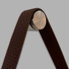 Relógio De Parede Premium Corten Com Alça E Palavras Em Relev