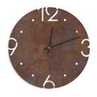 Relógio De Parede Premium Corten Com Números Vazados 50cm