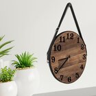 Relógio De Parede Premium Madeira Ripada Com Número Em Relevo