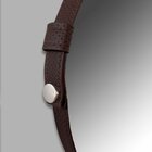 Relógio De Parede Premium Preto Com Relevo Amarelo 35cm Marrom