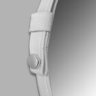 Relógio De Parede Premium Preto Com Relevo Branco 50cm Branco