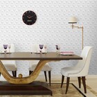 Relógio De Parede Preto E Rosé Termômetro Herweg 6819-309