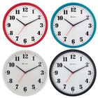 Relogio De Parede Redondo Moderno Quartz Herweg 6126  Preto