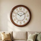 Relógio De Parede Tiansheng Decorativo Branco Rustico 46cm