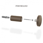 Relogio Decorativo Adnet Marrom Alça Corino Caramelo Mostrado