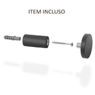 Relogio Decorativo Adnet Preto Alça Corino Caramelo Mostrador