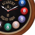 Relógio Decorativo Parede De Fibra - Billiard Preto