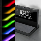 Relógio Despertador + Carregador Indução Branco