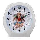 Relogio Despertador Analogico Quartz Herweg 2640-21 Branco
