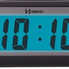Relógio Despertador Digital Com Soneca - Herweg - Cinza