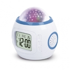 Relogio Despertador Musical Alarme C-luzes 3aaa Rd-1