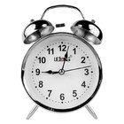 Relógio Despertador Retro C/ Luz De Led Analógico + Pilha