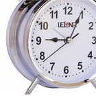 Relógio Despertador Retro C/ Luz De Led Analógico + Pilha