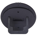 Relógio Digital Parede Mesa Despertador Redondo 26 Cm Azul Es