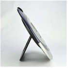 Relógio Digital Parede Mesa Despertador Redondo 26 Cm Preto C