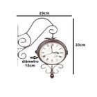 Relogio Dupla Face De Parede Vintage Estacao Rodoviaria Retro