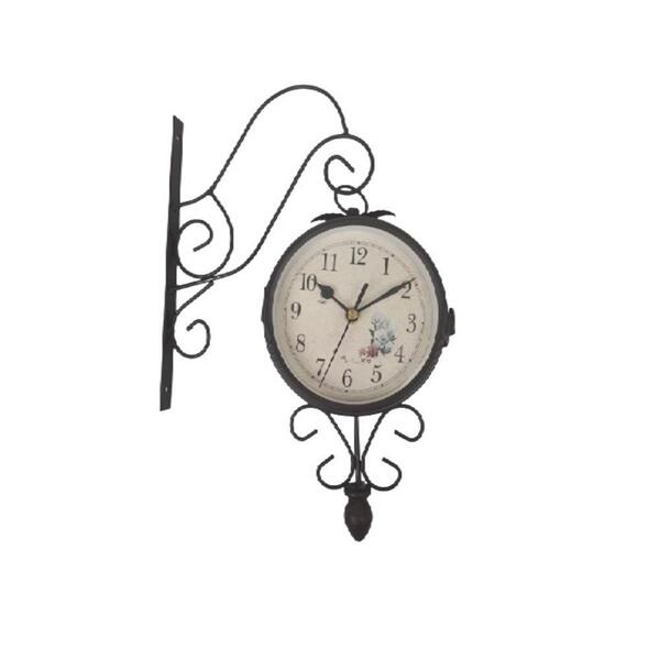 Relogio Dupla Face De Parede Vintage Estacao Rodoviaria Retro