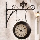 Relógio Dupla Face Parede Estação Trem France 1903 Vintage