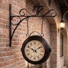 Relógio Dupla Face Parede Estação Trem France 1903 Vintage