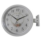 Relogio Dupla Face Vintage Parede Portal Estaçao Trem Decoraç