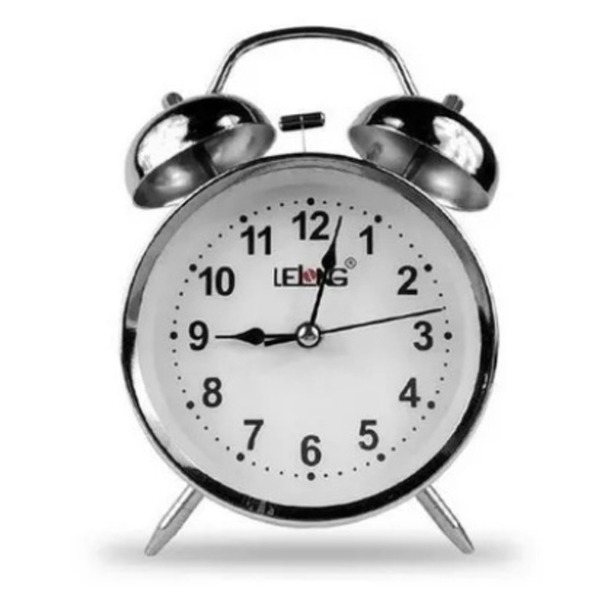 Relogio E Despertador De Mesa Le8119
