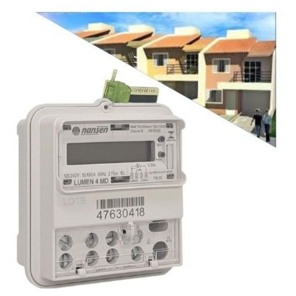 Relógio Energia Medidor Luz Consumo Monofásico